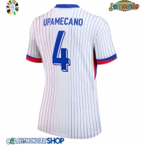 Maglie da calcio Francia Dayot Upamecano #4 Seconda Maglia Femminile Europei 2024 Manica Corta